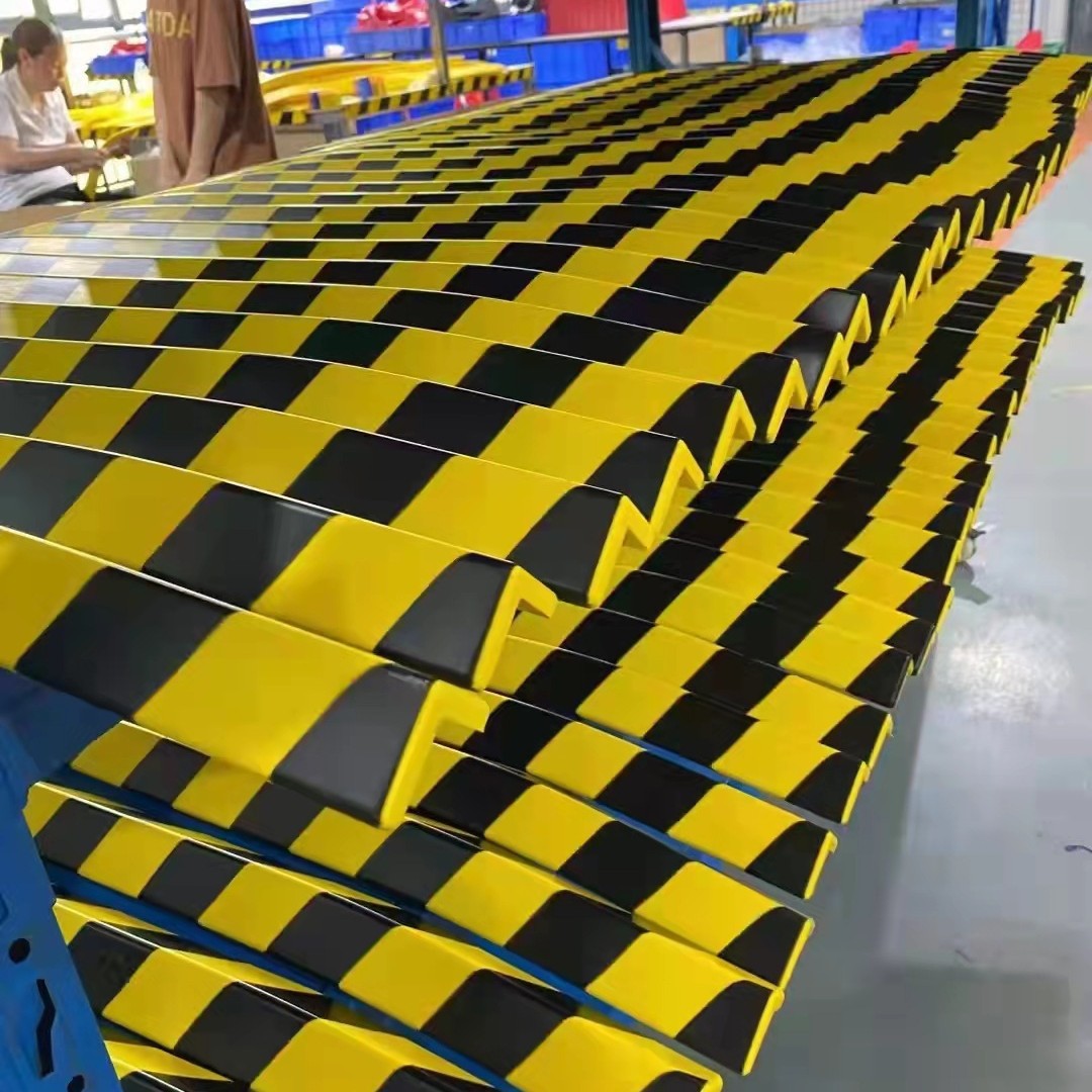 Полиуретановая антикollision полоса, U-образная антикollision полоса, черно-желтая предупреждающая полоса, антикollision устройство для парковки