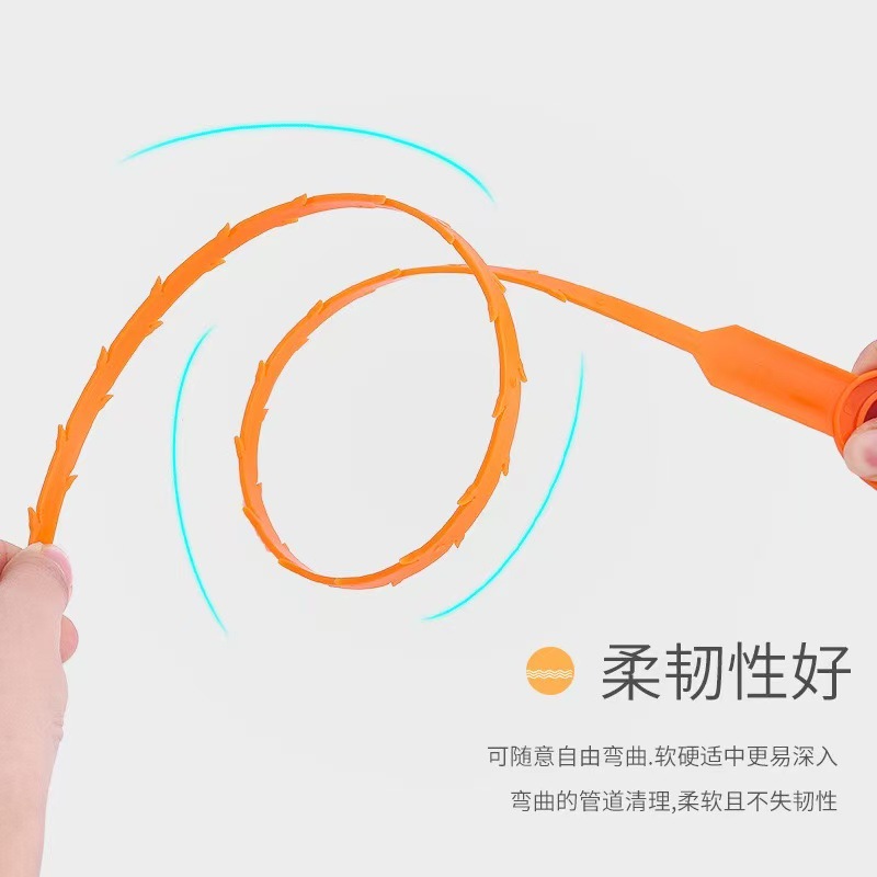 Creative sewer dredge hook hair floor drain dredge bathroom sink anti-blocking cleaning hook