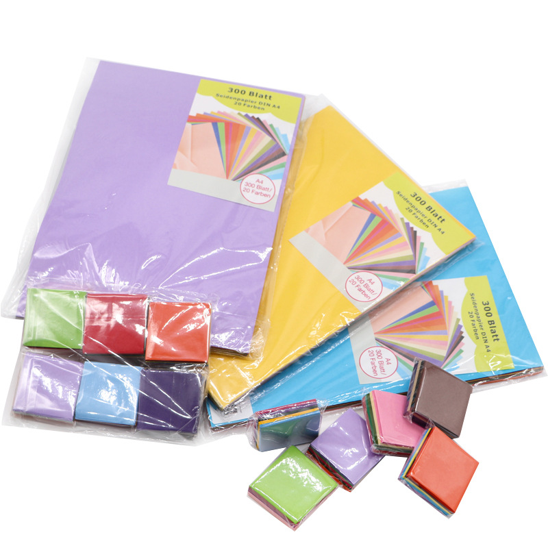 Color Copy Paper Sydney Paper Foldableing Mixed Colorful Packaging Bag 33 Colorfuls Mixed Batch Printing Colorful Thin Page Packaging Paper Customization