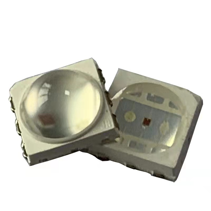 Factory Direct sales 5054RGB ball head 1.5W high power led lamp beads full color mold top 3W aquarium stage starry light