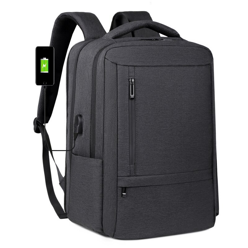 Новый утолщенный рюкзак для бизнеса, расширенный, для outdoor-поездок, рюкзак для студентов колледжа