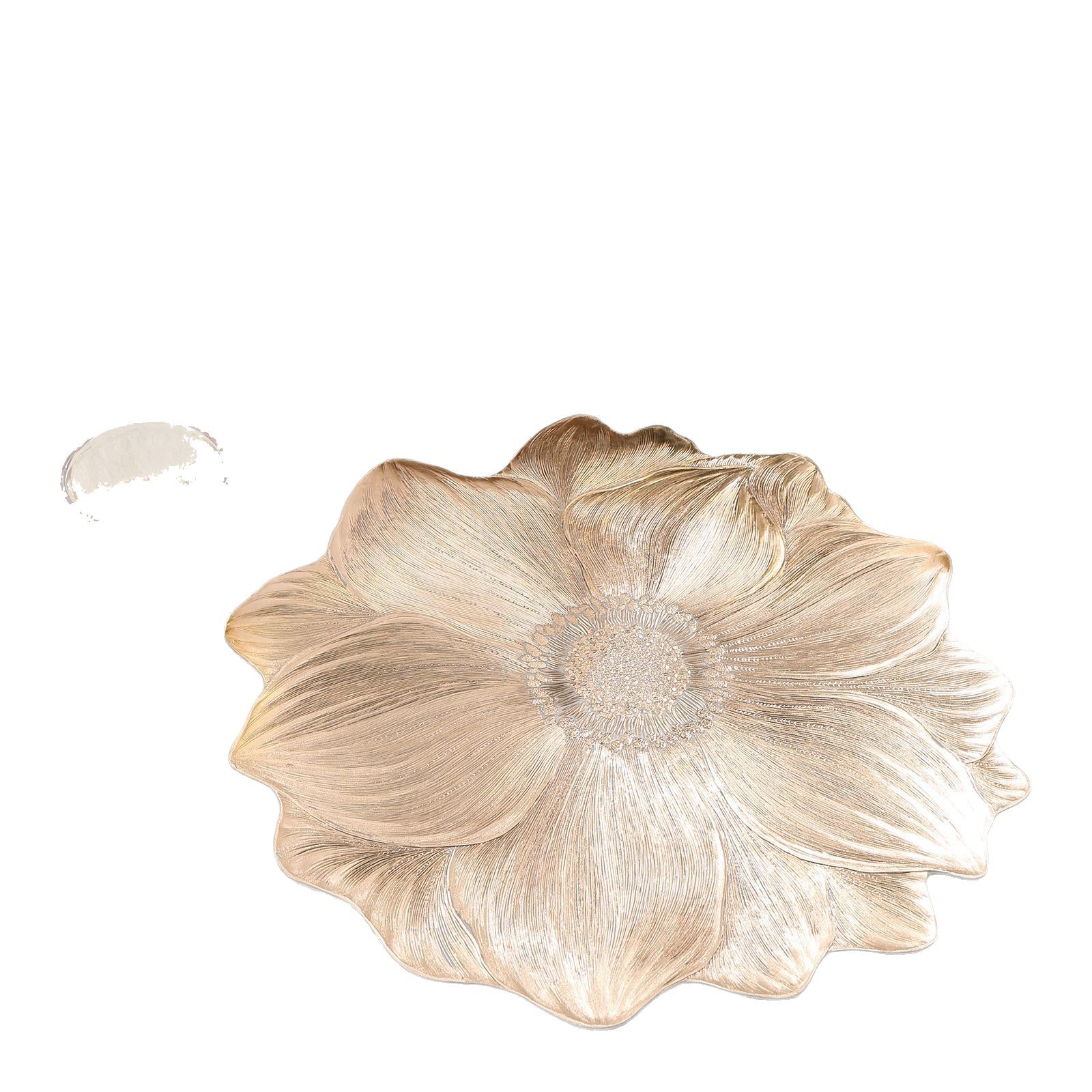 Flower Nordic Style Creative Anti-Slip Mat Decorative Mat PVC Anti-Scalding Heat Insulation Mat Advanced Lotus Placemat Waterproof and Oil-Proof