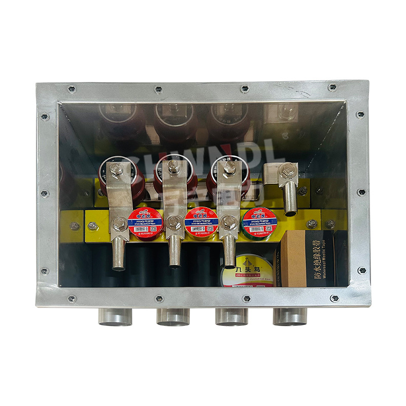 Factory supply 35KV protective grounding box 304 waterproof stainless steel fully sealed structure protective cable grounding box