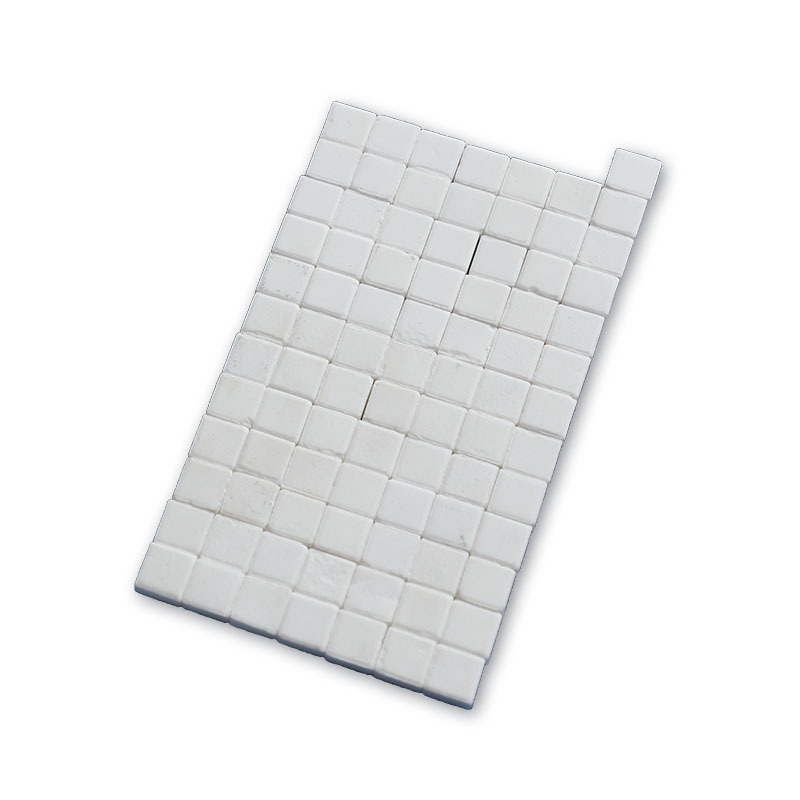 Wear-Resistant Ceramic Sheet Mosaic Ceramic Patch High Temperature Resistant Pipe Lining Alumina Patch Flame Retardant Ceramic Lining