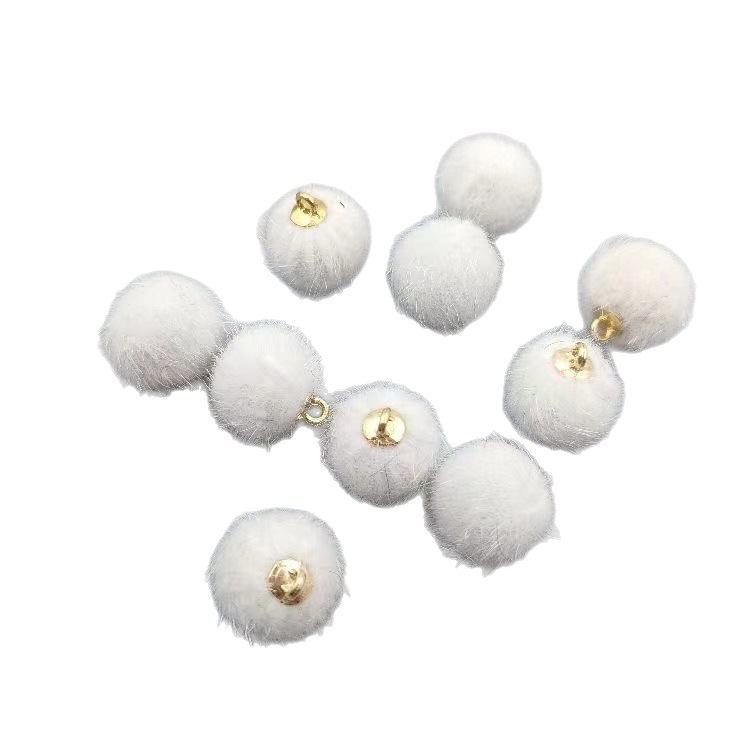 Autumn and winter New horsehair plush pendant handmade diy antique and wind hair accessories headdress earrings tassel Jewelry pendant