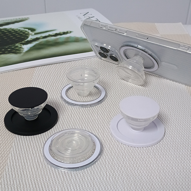 New Hot Selling Magnetic Airbag Bracket Super Permeable Magnetic Transparent Bracket Lazy Telescopic Universal Airbag Bracket Customized