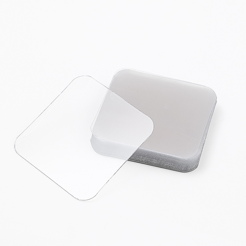 Pvc Strong Transparent Double-Sided Adhesive Waterproof Hook Auxiliary Sticker Traceless Adhesive Double-Sided Adhesive Wall Fixing Patch