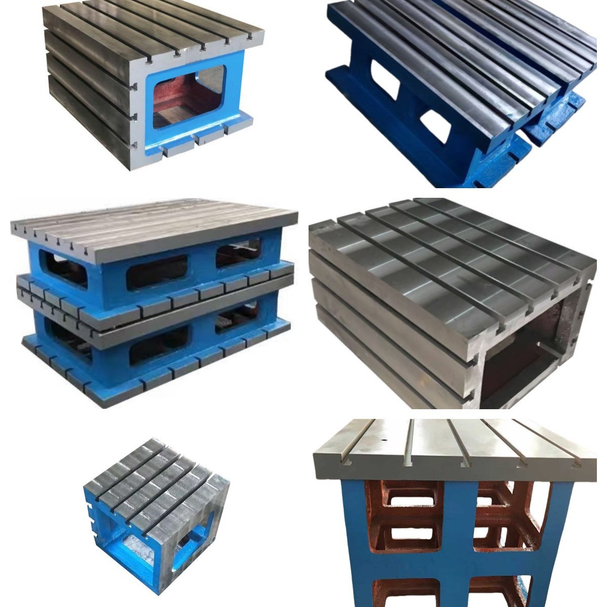 Customized Cast Iron Pad Box Cnc Machine Tool Auxiliary Contour Pad Box Workbench Elevated Platform T-Slot Square Box