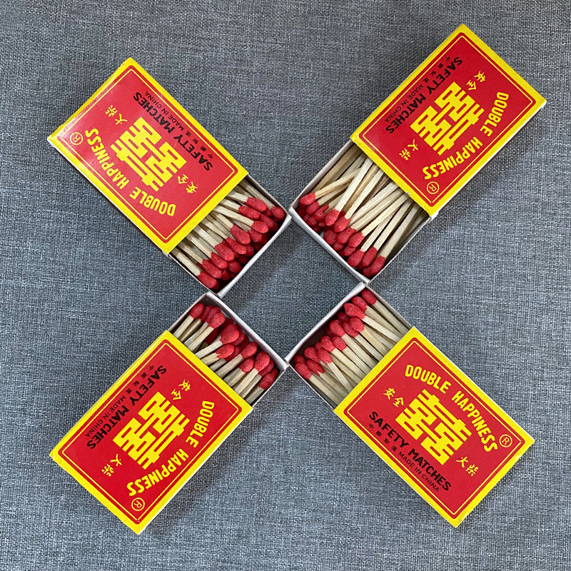 Matches Home Wholesale Cigarette Lighting Outdoor Ignition Foreign Fire Antique Nostalgia Wedding Emergency Picnic Disposable Matchbox