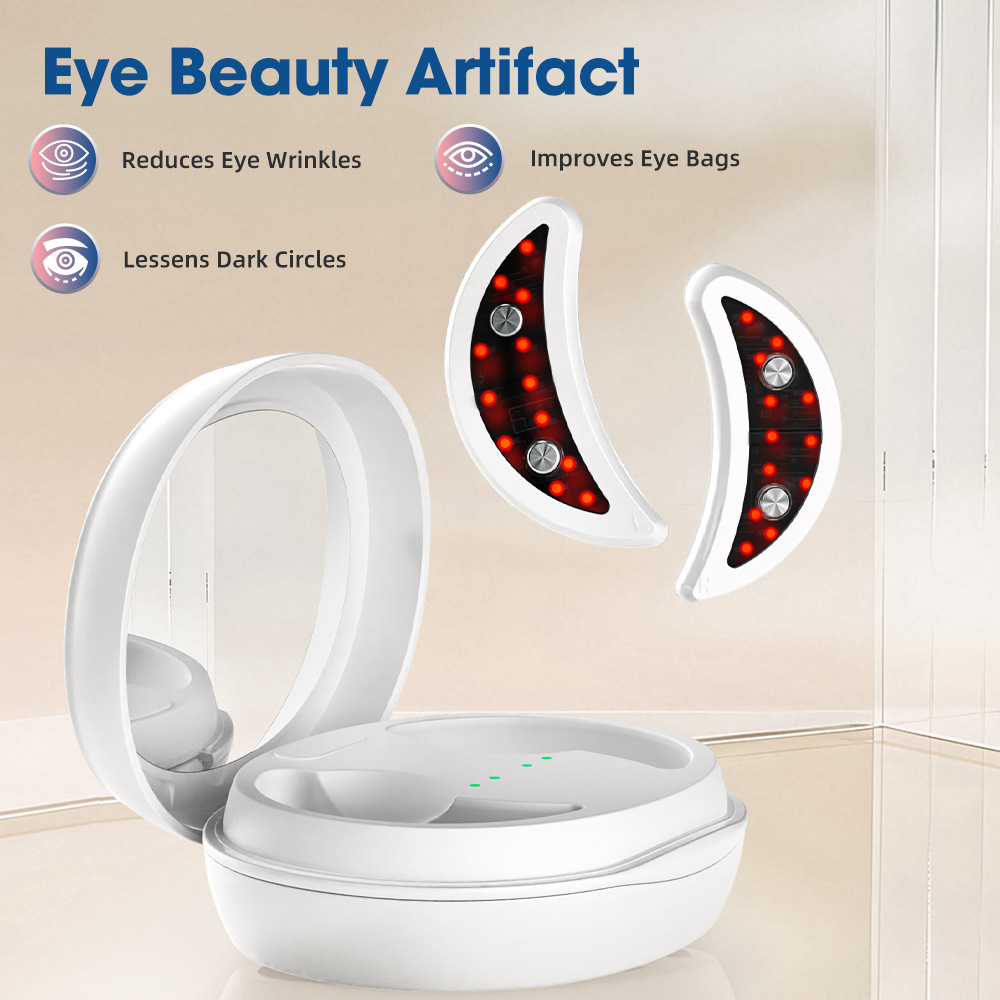 Cross-border New Red Eye Care Desalinates Fine lines under the canthus Bags under the eyes Black circles Relieve Fatigue Eye Massager