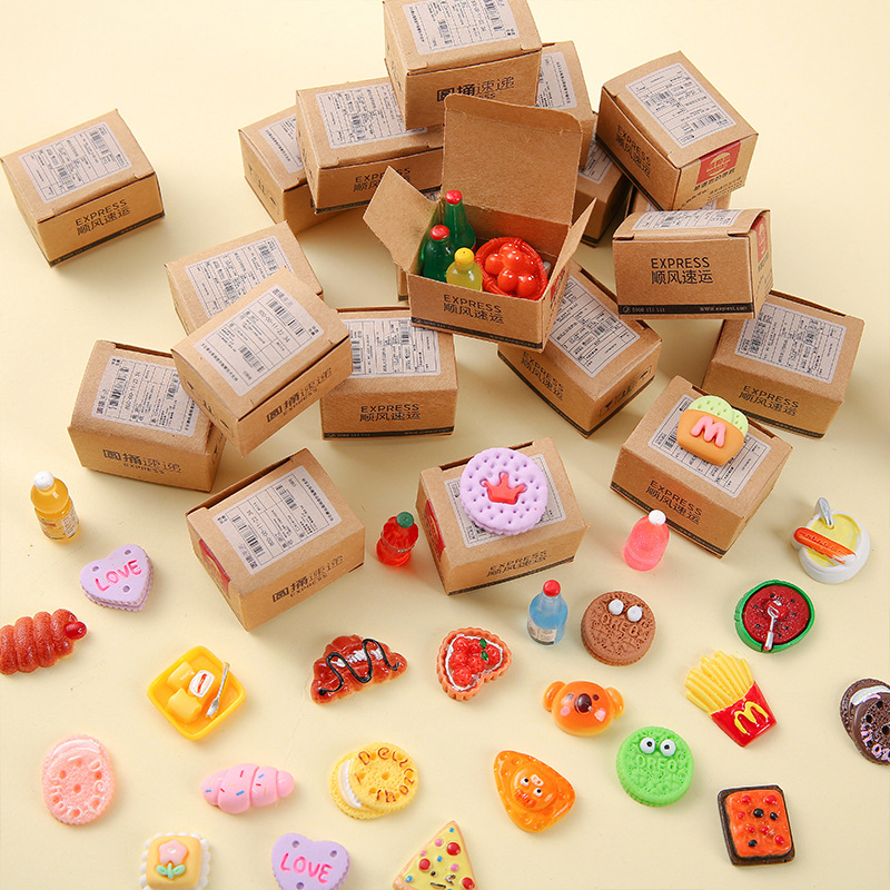 Мини Маленькая Быстрая Слепая Коробка Искусственный Напиток Миниатюрная Еда Резиновая Игрушка Маленькая Бутылка Вина Аксессуары Магазина Удобства Малые Украшения