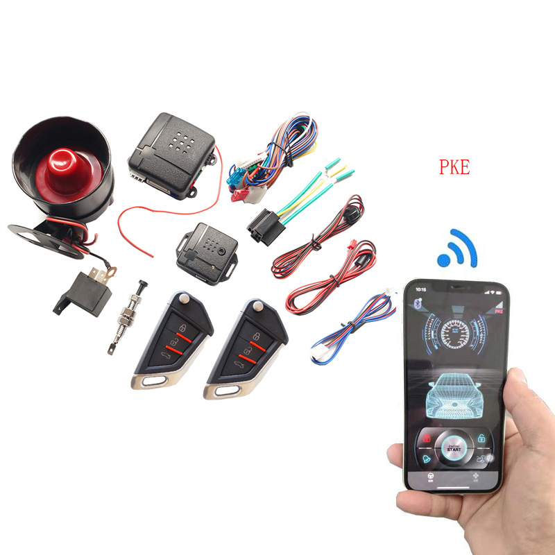 Factory Direct Supply of Cross-Border Products Car Alarm Car Alarm Mobile App/Pke Sensor Switch Lock