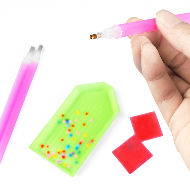 Набор инструментов для алмазной живописи точечный сверлильный лоток мачта аксессуары для вышивки крестом быстросохнущий точечный сверлильный карандаш