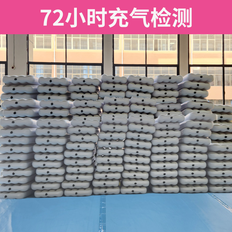 Single inflatable bed spiral air nozzle inflatable bed air cushion bed car bed pickup truck rear bed construction site outdoor home