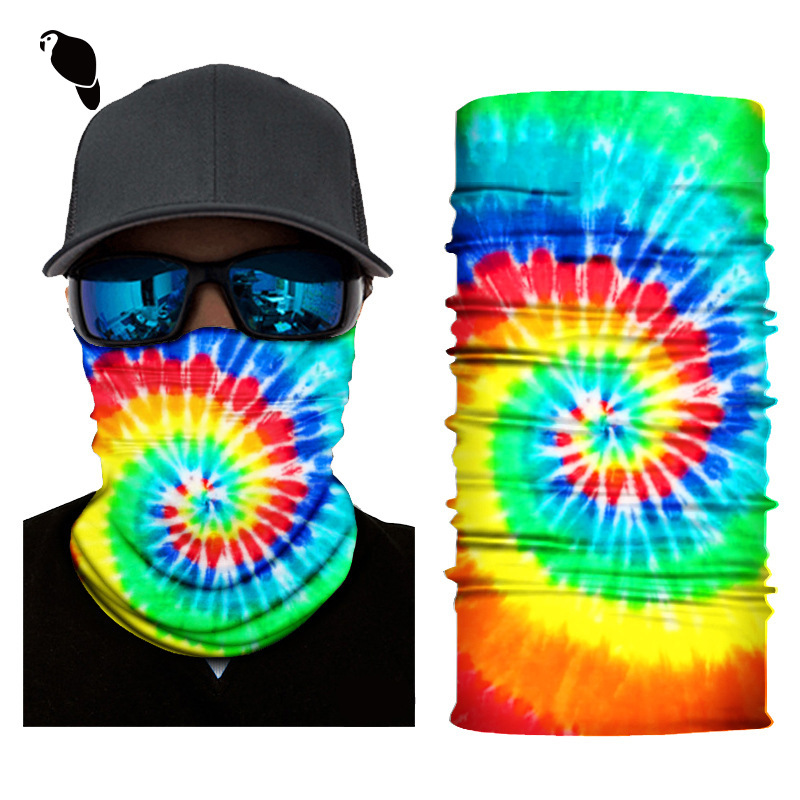 Xunhui Pattern Series Warm Magic Headband Protective Cycling Equipment Outdoor Ski Headgear Mask Seamless Scarf