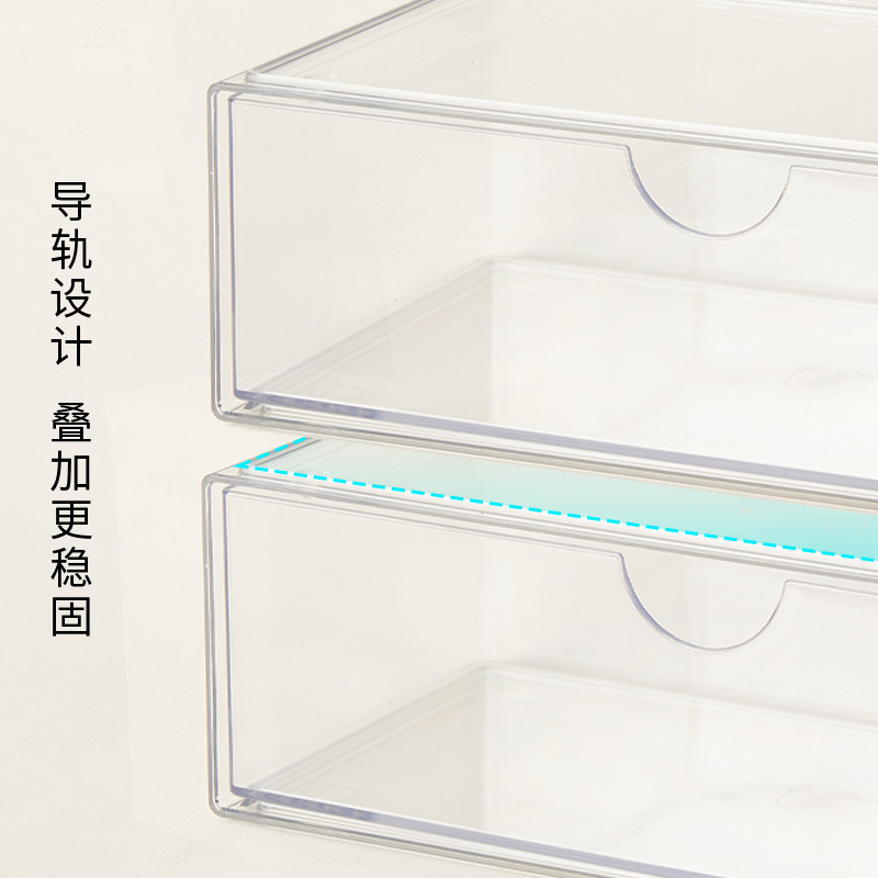 [cross-border] mirror cabinet storage box toilet compartment toilet finishing box wash table cosmetics lipstick rack