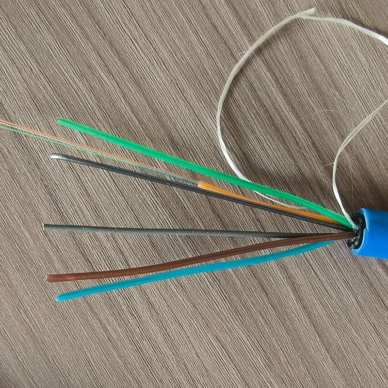 Mgt5V Armored Flame Retardant Optical Cable for Coal Mines 2-Core Temperature Measurement Optical Fiber Temperature Sensing Optical Cable Mgxt5V Coal Safety Certification