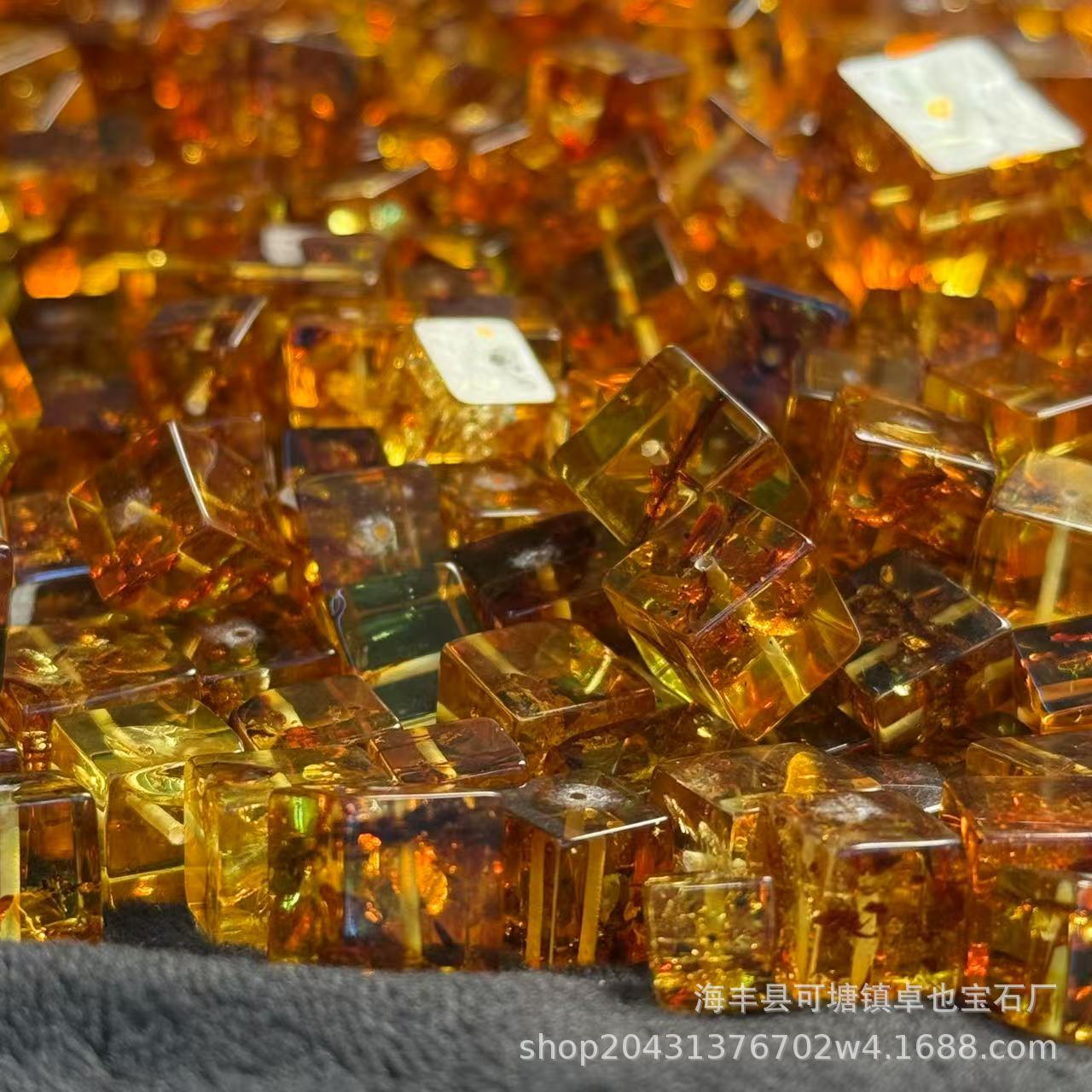 Оптовая продажа натурального янтарного пчелиного воска, квадратный DIY, ручная работа, универсальный цветок, янтарный сахарный кубик, кубик Рубика, мелкие аксессуары