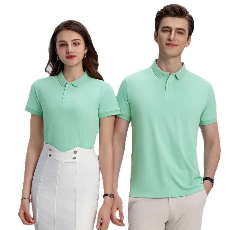 High-End Lapel Polo Shirts, Customized Corporate Culture Shirts, Work Clothes, Group Clothes, T-Shirts, Cross-Border Short-Sleeved Printing and Embroider