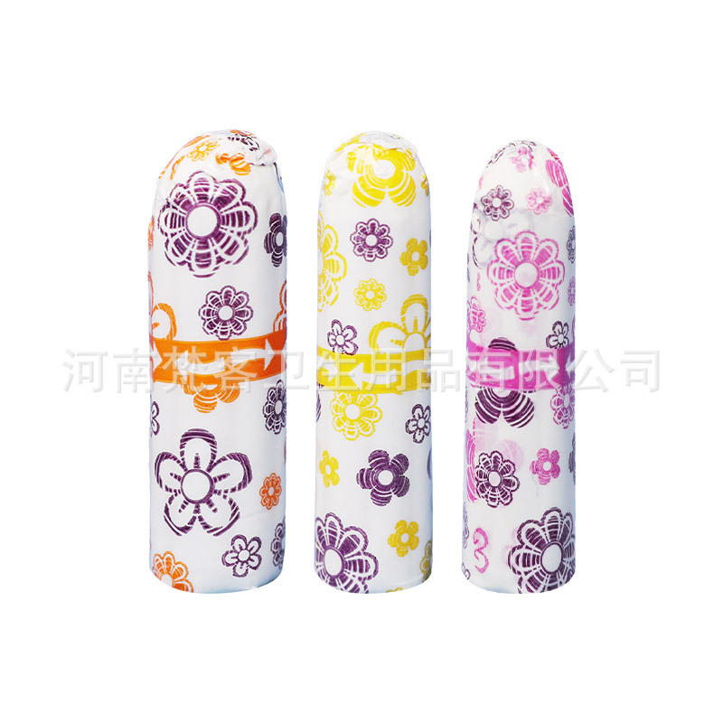 Source manufacturer's finger-in tampon sanitary napkin sanitary cotton swab can swim in hot springs