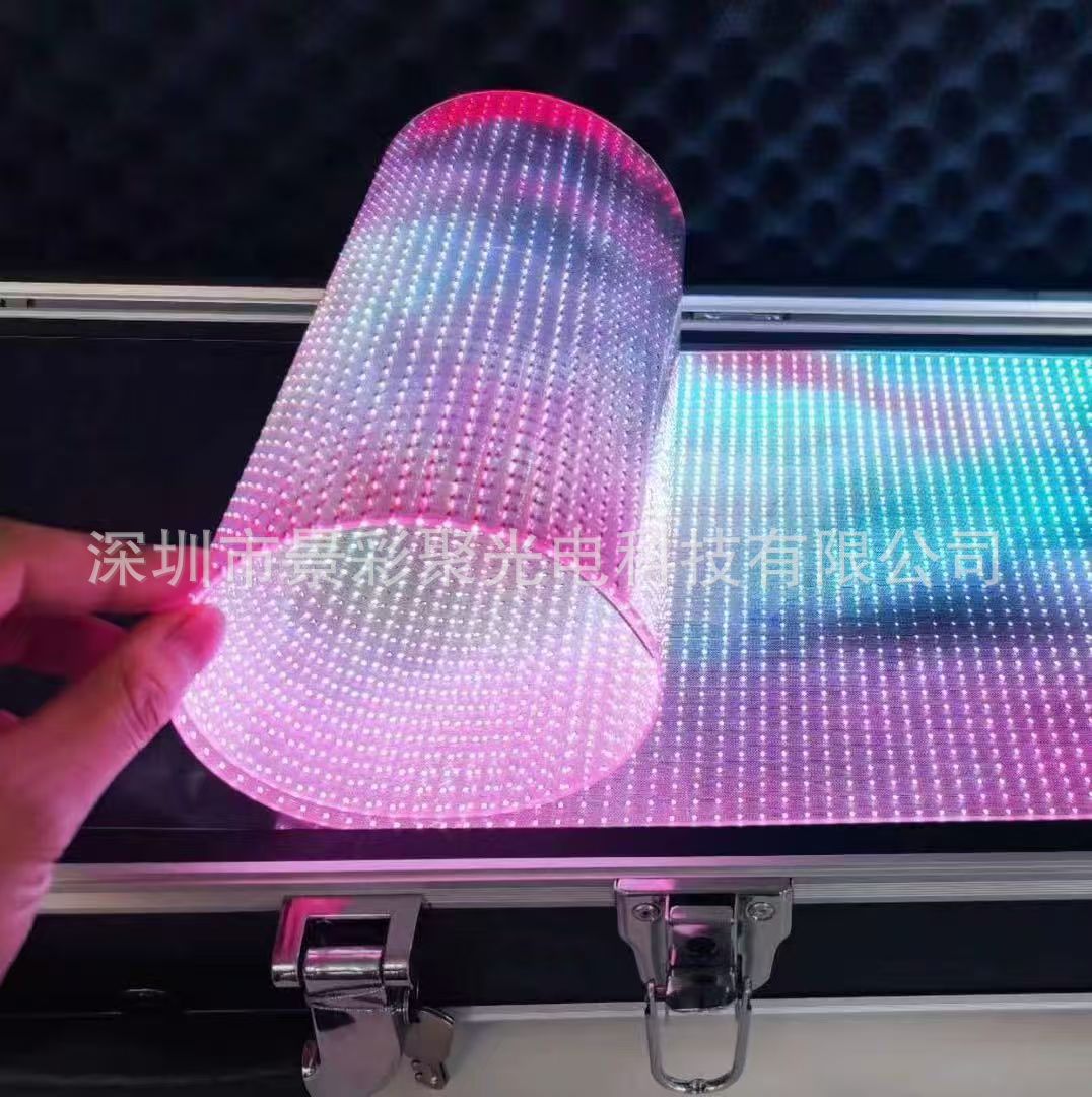 P2.5P4P5P6P8P10 Crystal Film Screen, Film Screen, Light Drive Integrated High Brightness Glass Curtain Wall Installation, Lightweight