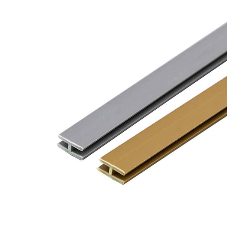 Customized Dongguan Manufacturer Pvc Back Panel Clip Wardrobe Cabinet H-Shaped Clip Extruded Plastic I-Shaped Splicing Strip