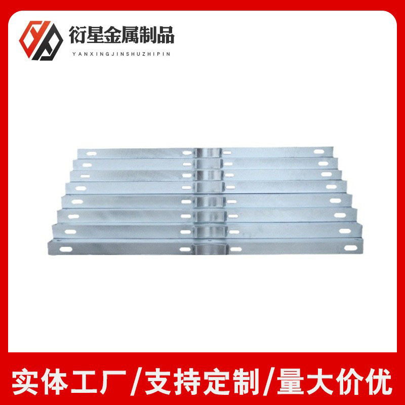 Manufacturer Supplies M-Type Reinforced Support Iron Accessories Galvanized Power Transformer Cable Bracket Cross Arm Hot-Dip Galvanized Hoop