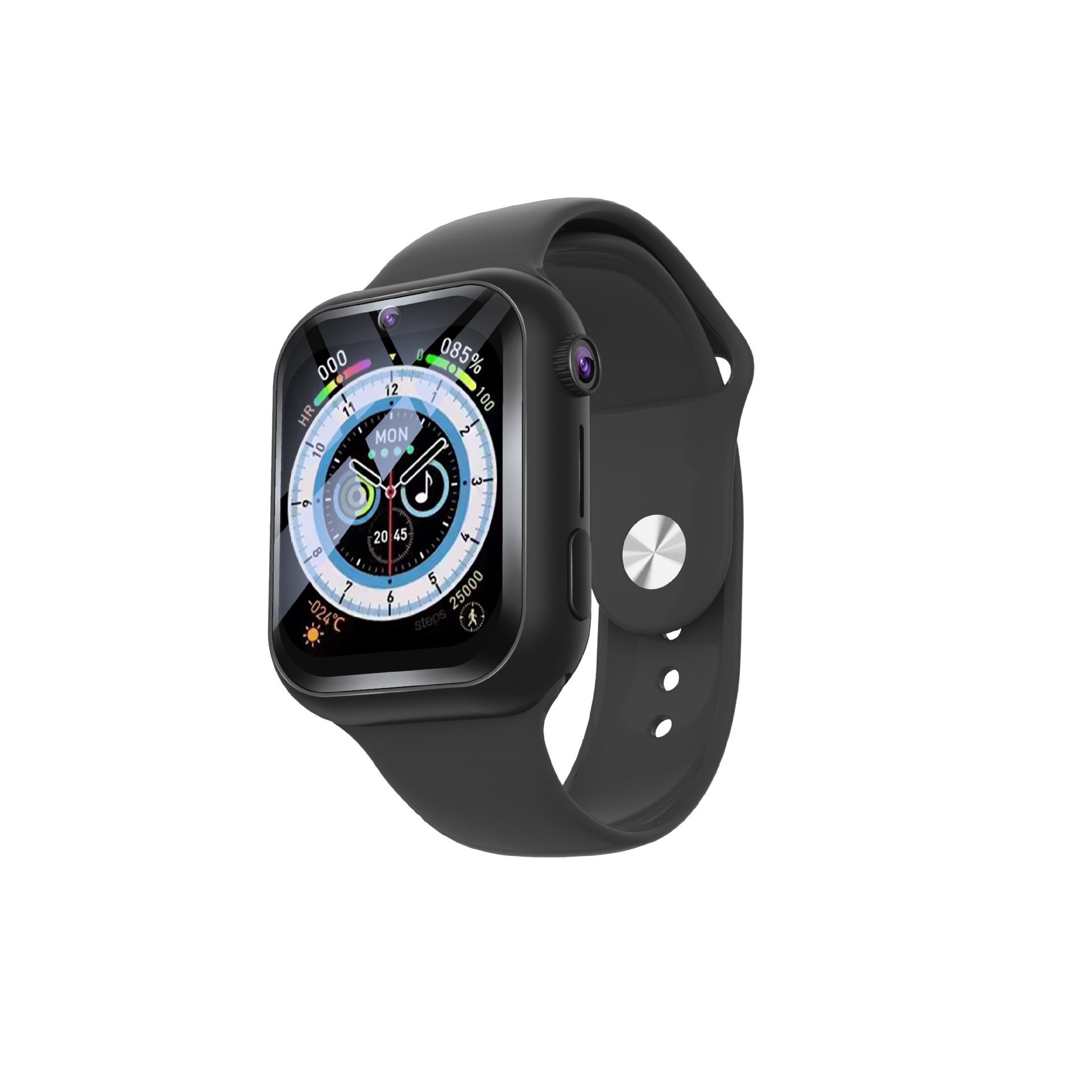 W57 Face Recognition Alipay Positioning Dual Camera Sms Qqnfc Phone Watch Smart Full Netcom Smart Positioning