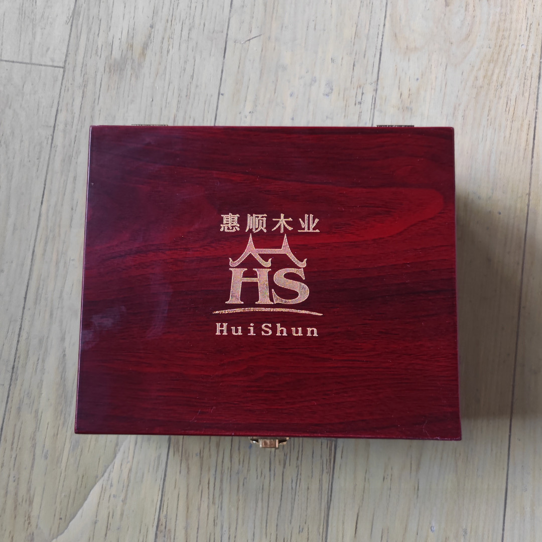 Cross-Border Wooden Ice Wine Stone Gift Whiskey Wooden Box Double Wine Glass Set Wooden Whiskey Set Box in Stock