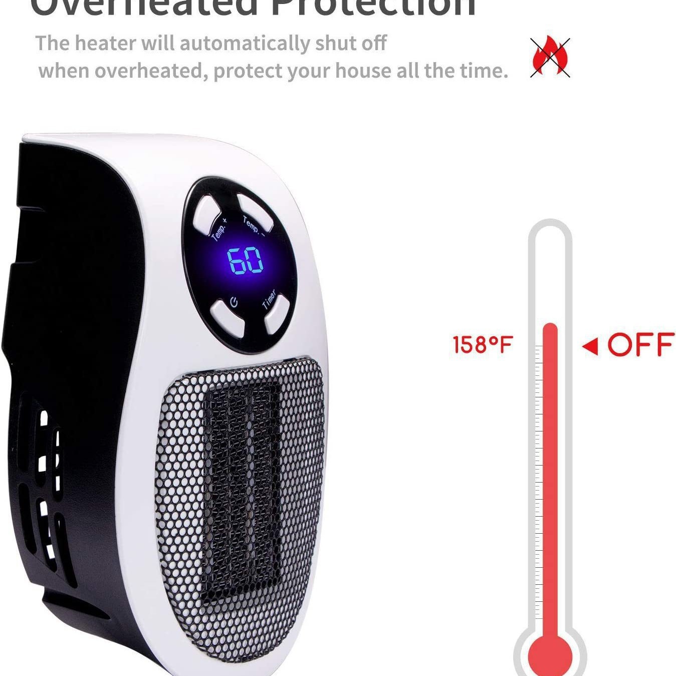 Cross-border small heater mini hot fan fast heating electric heater office home heater small solar heater