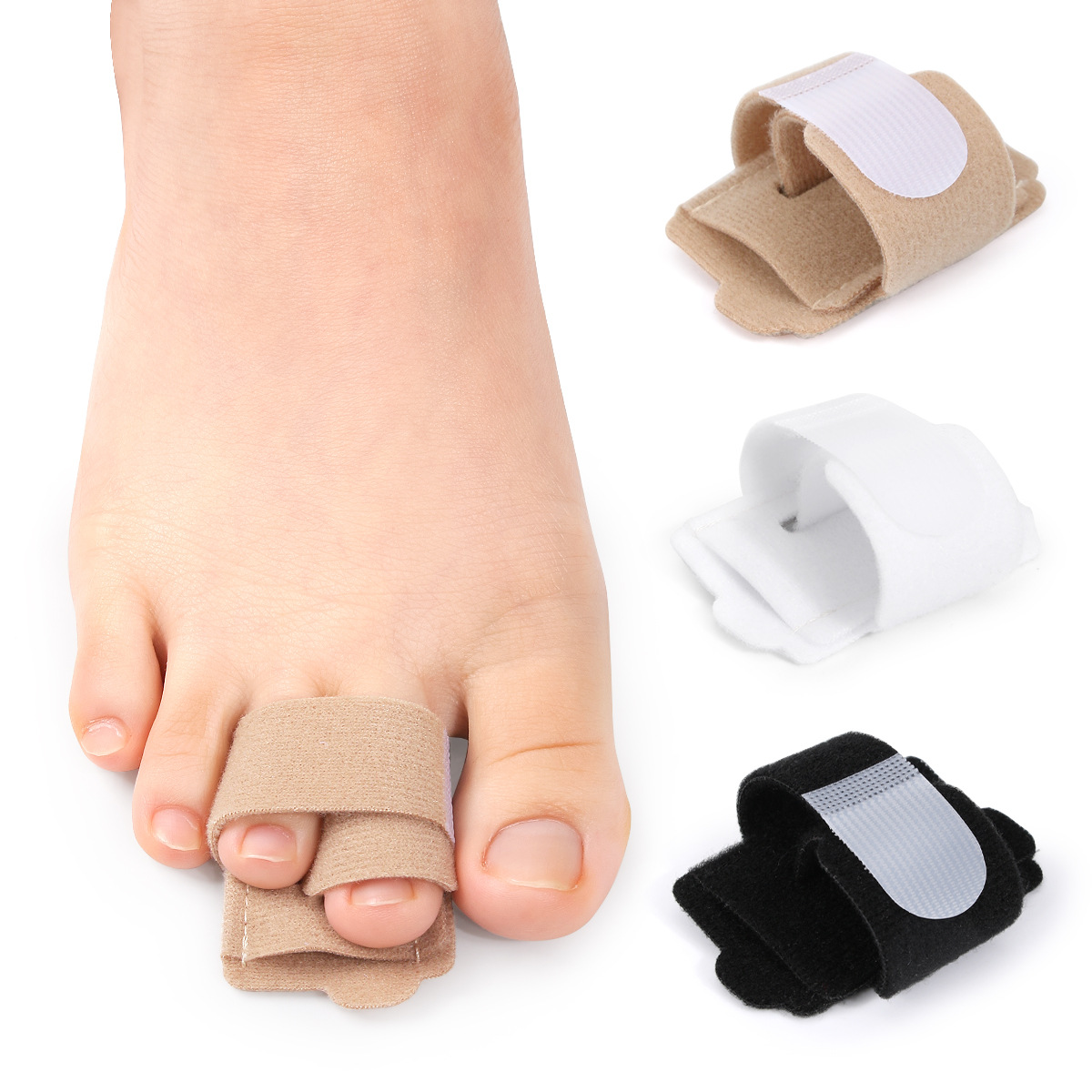 Cross-Border Foreign Trade Men's and Women's Toe Valgus Toe Overlapping Support Splint Fixed Belt Toe Care Brace Strap