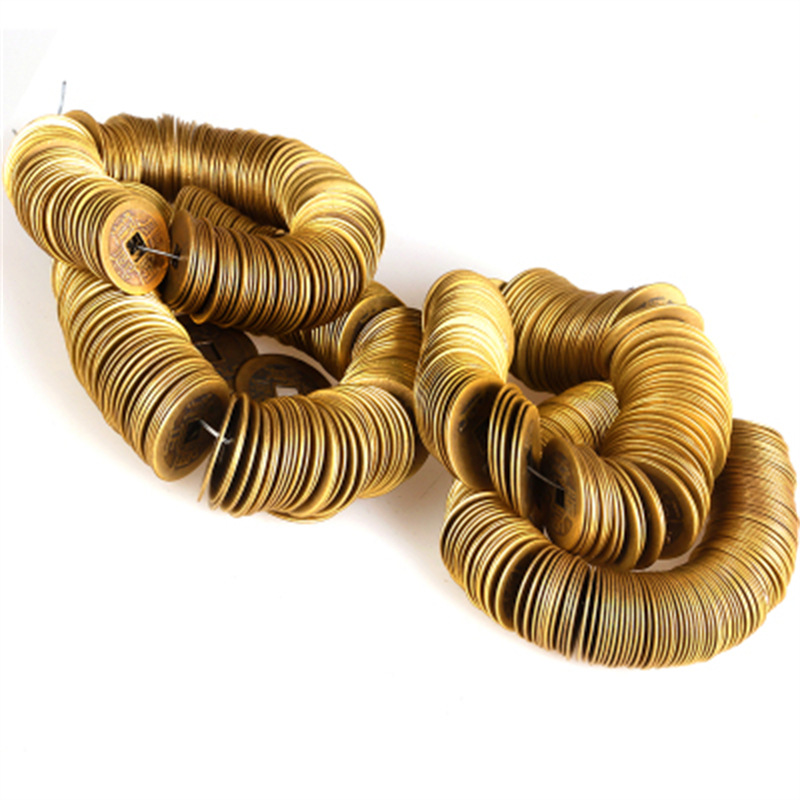 Pure copper feng shui five Emperor money ten Emperor money Kangxi Qianlong Shunzhi Tongbao fortune safe pressure threshold simulation copper money