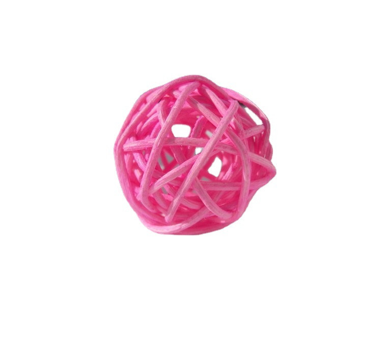 2.5cm color rattan ball Hotel kindergarten perfume aromatherapy materials decorative pendant bead ball