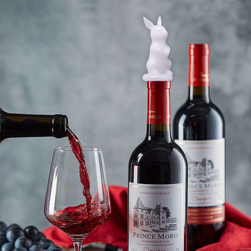 DIY Crystal Glue Red Wine Bottle Stopper Mold Crown Cat Cat Claw Rabbit Diamond Jewelry Table Silicone Mold