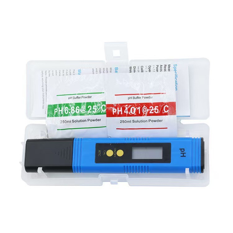 Pet Water Quality Test Ph Acidity Meter Push-Button Large Screen Automatic Correction Ph Test Pen Fish Tank Aquaculture