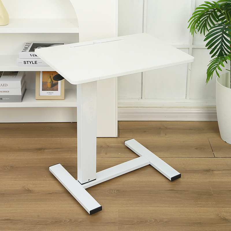 Movable Bedside Table Single Column Double-sided Folding Lifting Small Table Lazy Living Room Sofa Bed Side Office Computer Desk