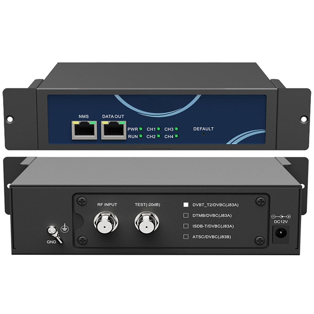Ip Modulator Dvbs2 Input Ip Output Hotel Digital Tv Headend Tv System Monitoring Equipment