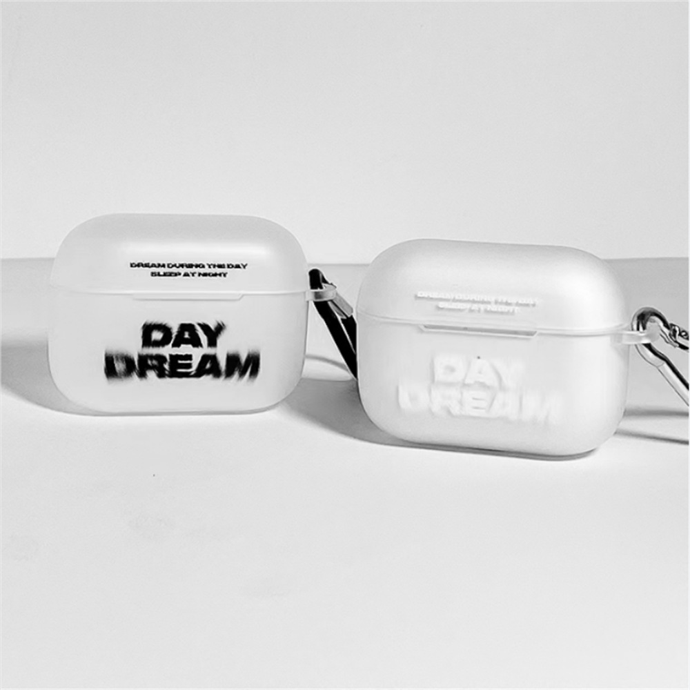 Suitable for AirPods Pro3 Protective Cover Split Model with Hanging Hole 3/4 Generation Transparent Frosted Headphone Protective Cover