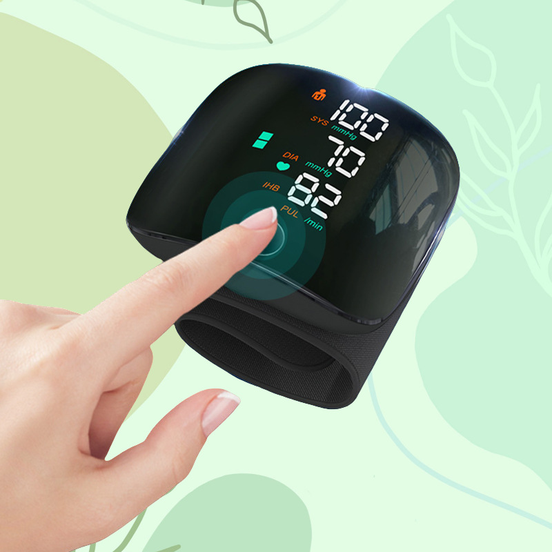 Rechargeable Wrist Blood Pressure Monitor Home Medical Blood Pressure Fully Automatic Measuring Instrument Blood Pressure Smart Electronic Blood Pressure Monitor
