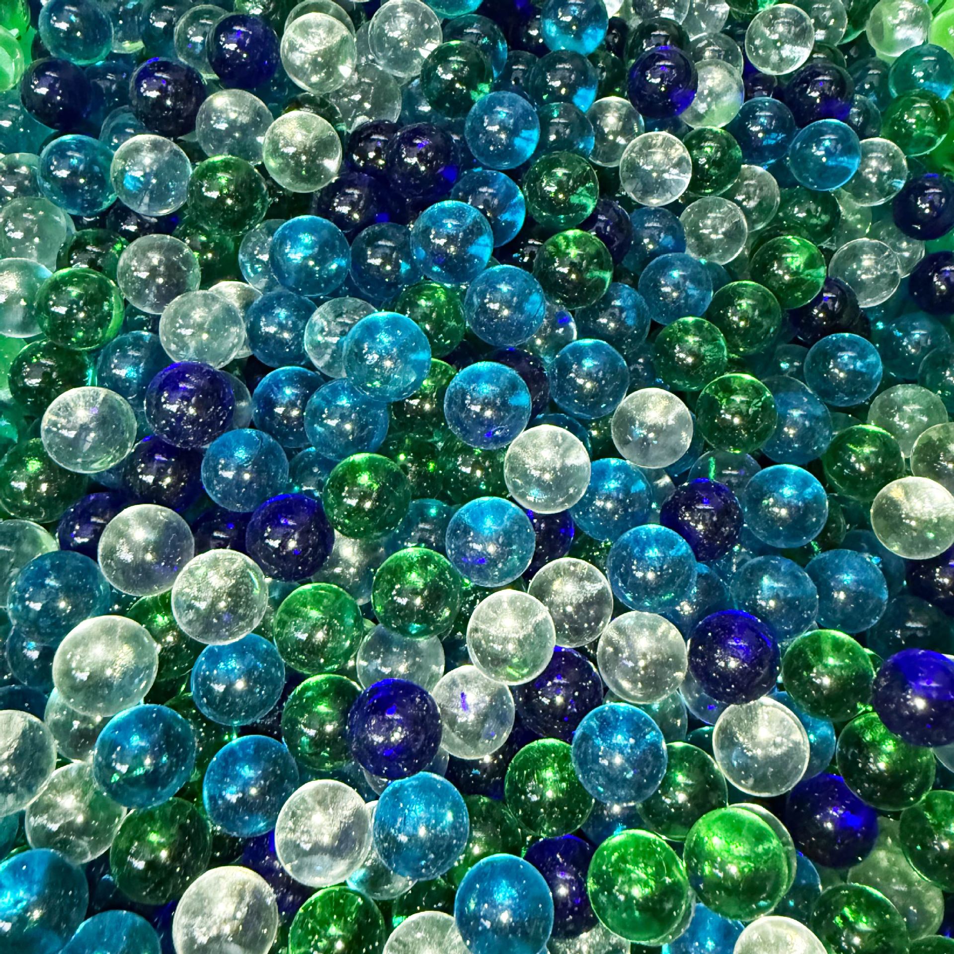 Game Machine Colored Marbles Wholesale Children's Toys Nostalgic Glass Beads 14mm 16mm Glass Beads Glass Marbles