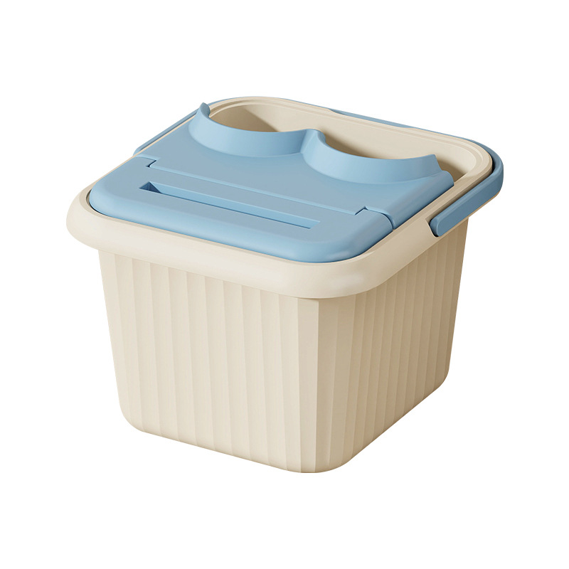 Household Foot Bath Bucket Plastic Thickened Foot Bath Basin Heightened Massage Foot Bath Basin Adult Calf Foot Bath Bucket Bucket