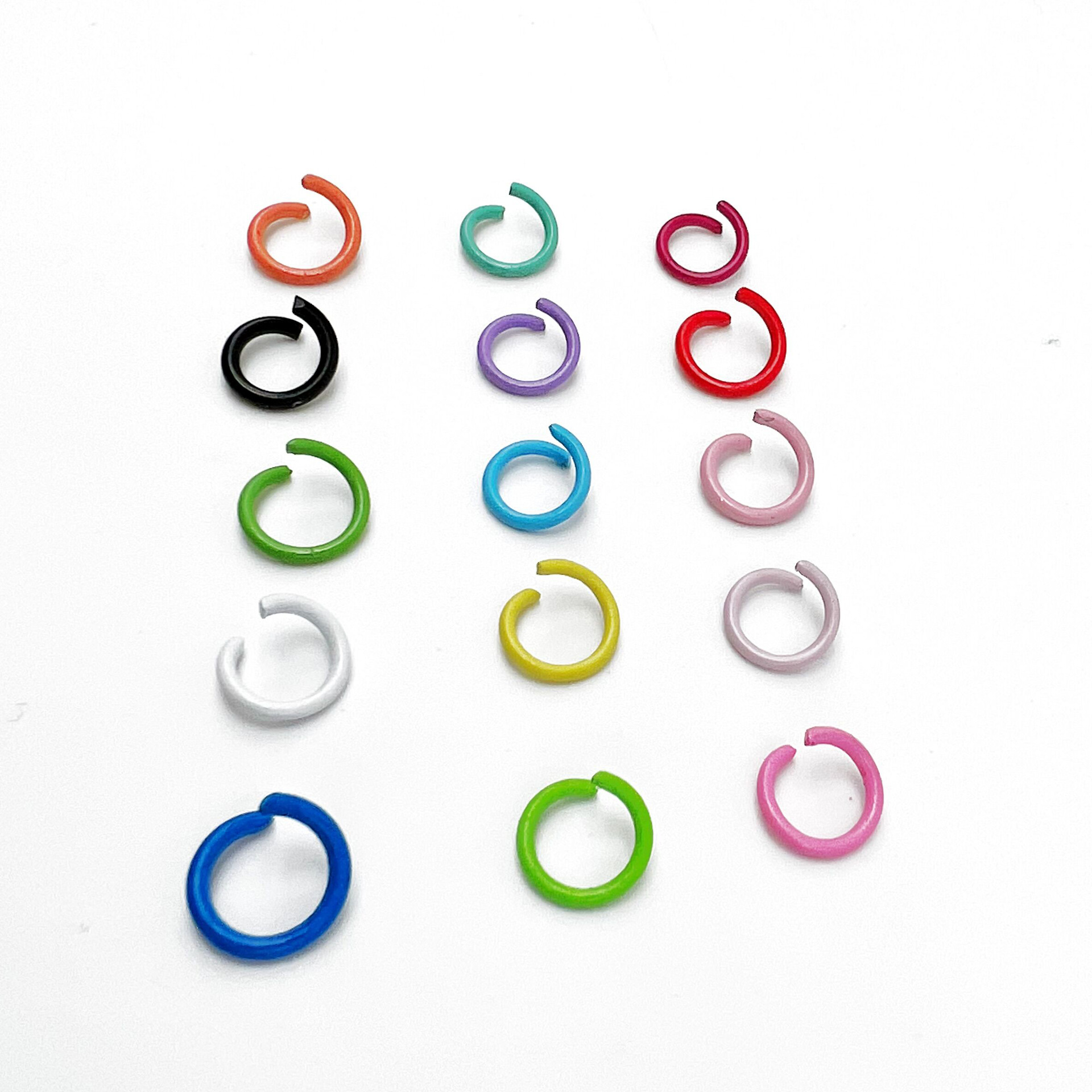 Manufacturer in stock paint color open ring closed ring paint color diy handmade material material connecting ring