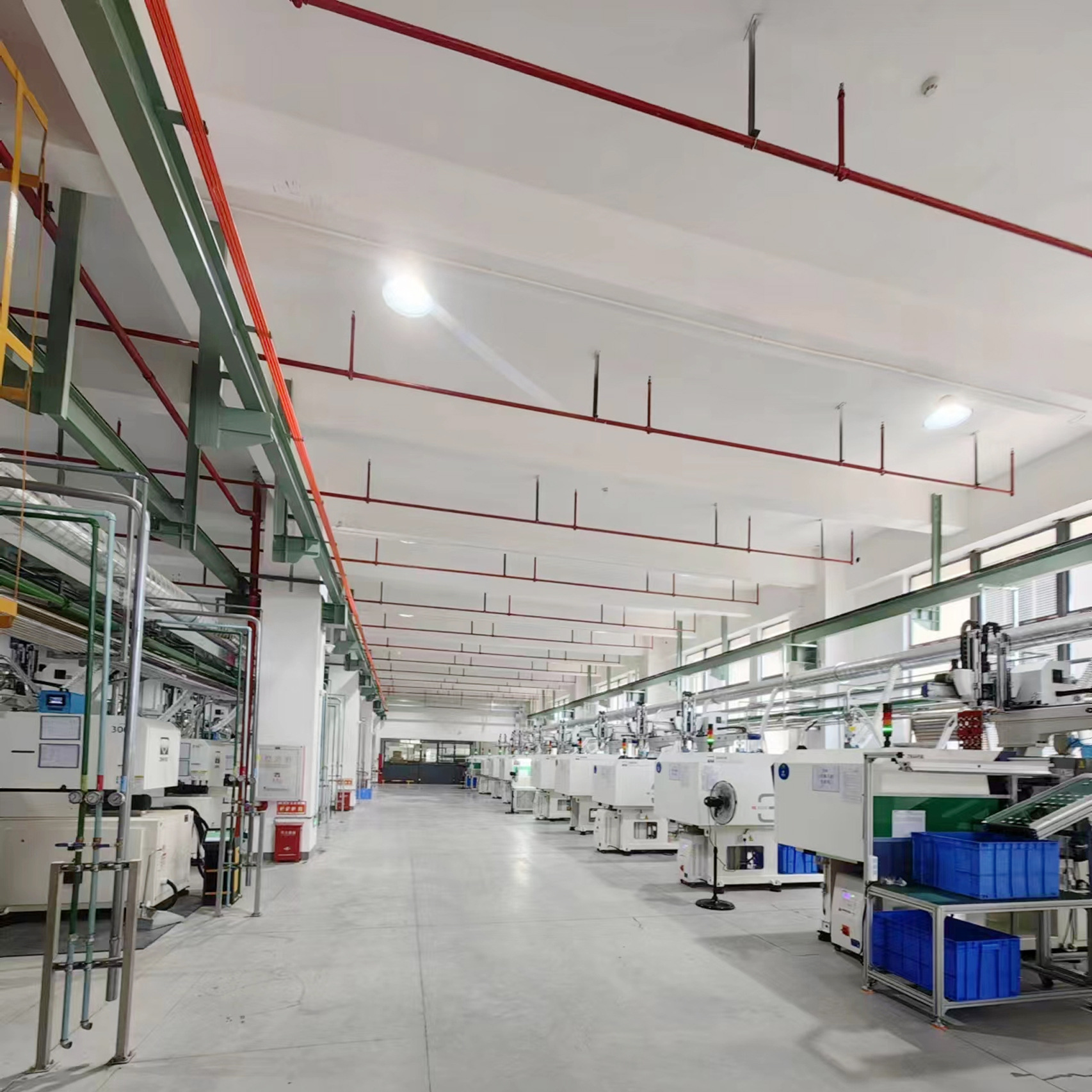 Company Office Aluminum Alloy Hollow Tempered Glass Screen Interior Design Decoration Construction Water and Electricity Installation