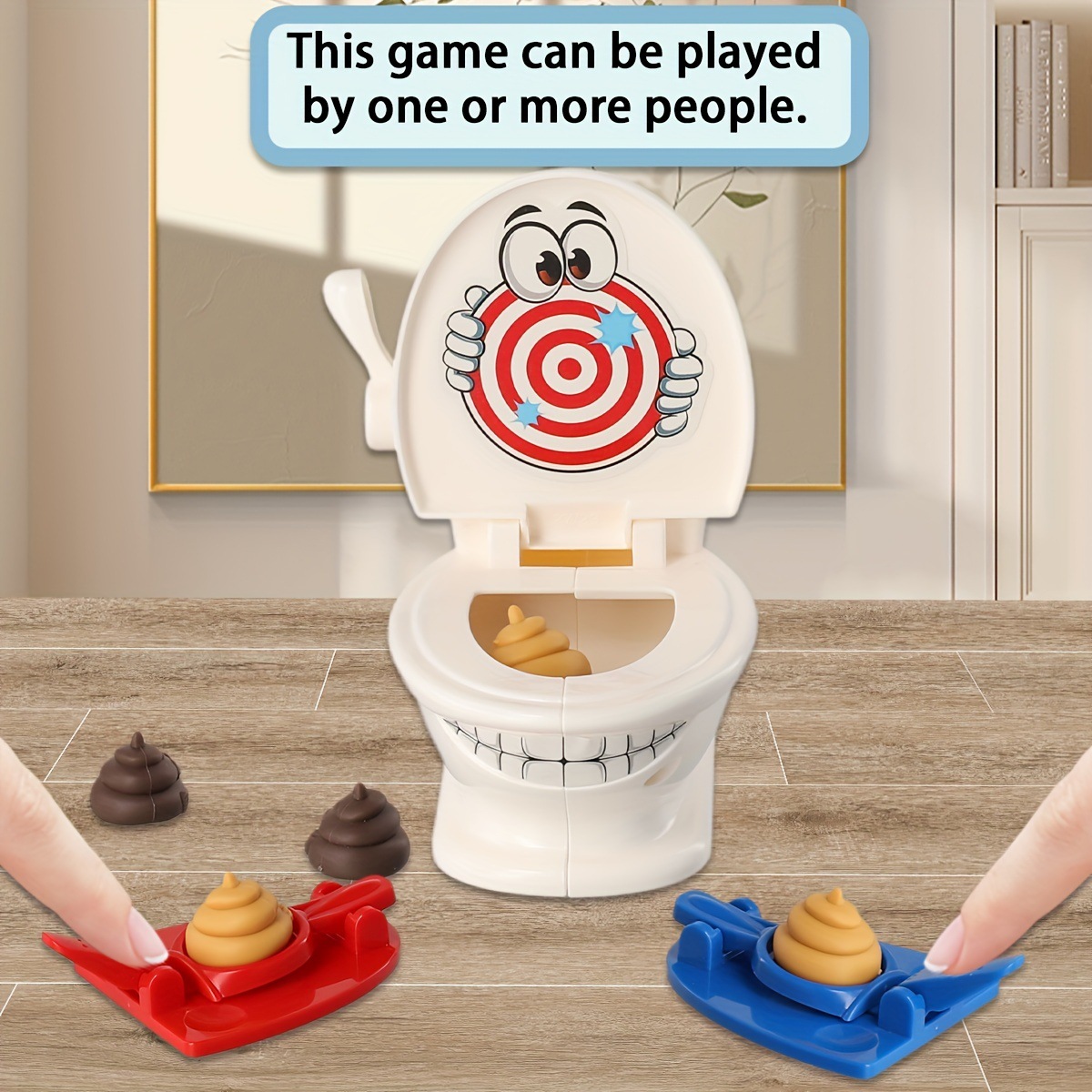 Cross-Border Popular Toilet Funny Ejection Funny Parent-Child Desktop Toy Creative Spoof Interactive Game Two-Player Game