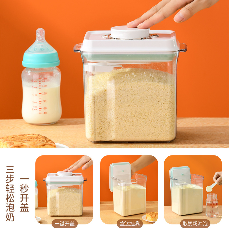 Baby Milk Powder Sealed Can Moisture-proof Vacuum Snack Storage Milk Powder Can Press Sealed Food Grade