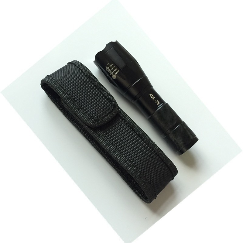 Flashlight cloth cover T6 L2 cloth bag R5 A100 flashlight universal protective cover new belt buckle in stock supply