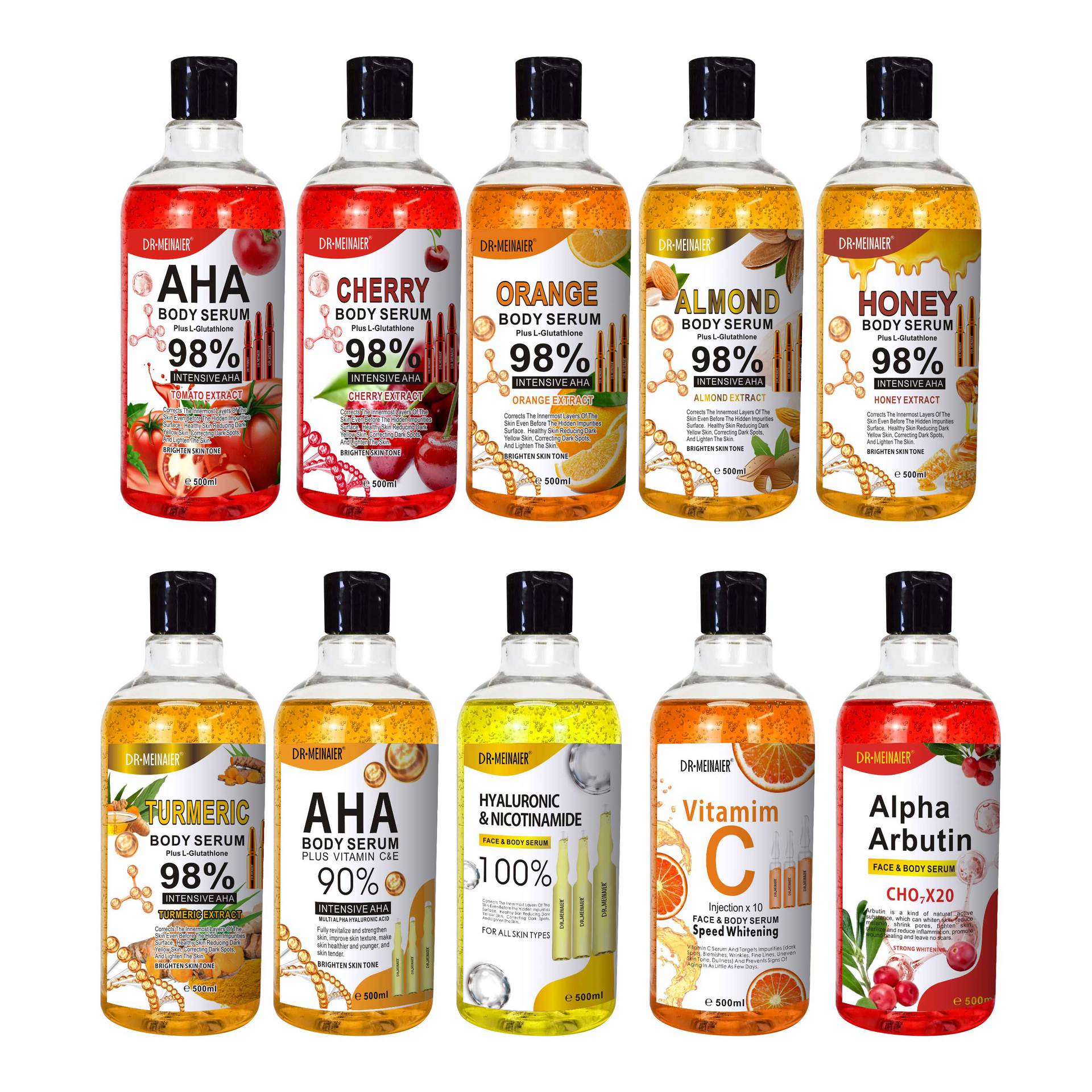 Cross-Border Aha Essence Gentle Firming Repair Skin Arbutin Hydrating Moisturizing Brightening Essence Moisturizing Serum