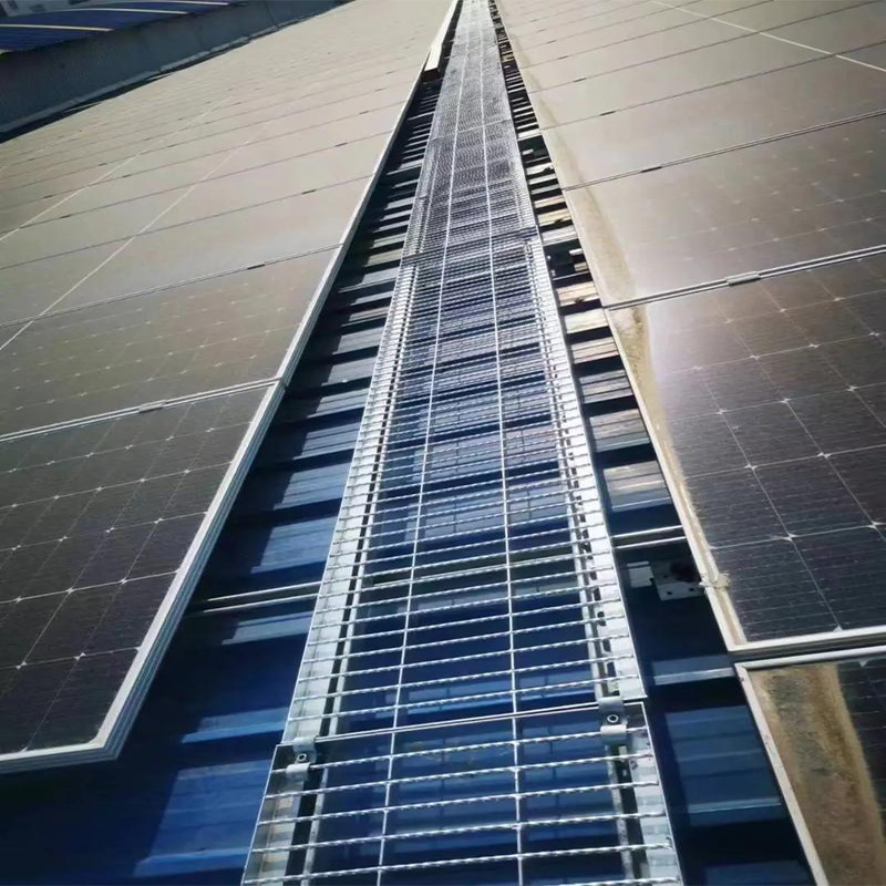 Zinc Aluminum Magnesium Walkway Board S75 S5G Solar Power Commercial Thickeneded Anti-Slip Roof Aluminum Alloy Photovoltaic Walkway