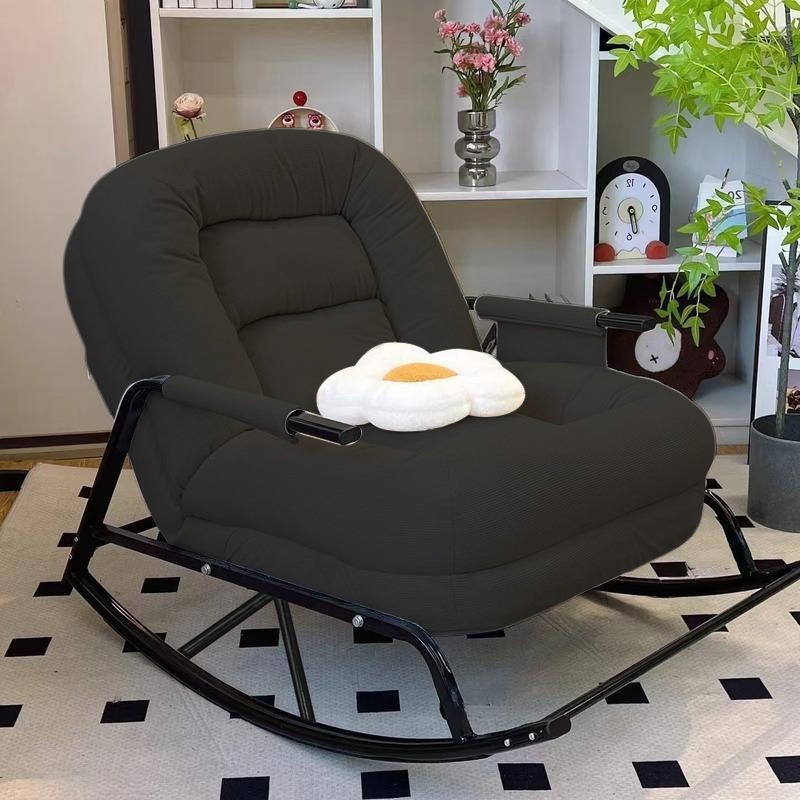 Lazy Rocking Chair Home Living Room Balcony Leisure Lounge Chair Single Sofa Chair Can Sit and Lie down Leisure Sofa Chair Wholesale