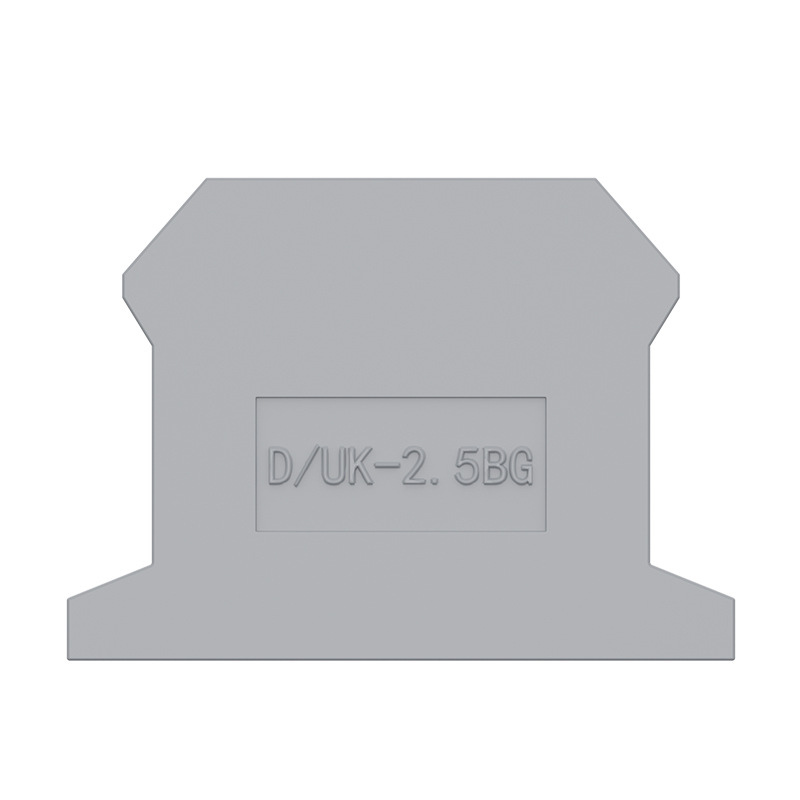 UK2.5B terminal block (200/bag) is applicable to the cover plate of the D-UK2.5BG baffle baffle plate